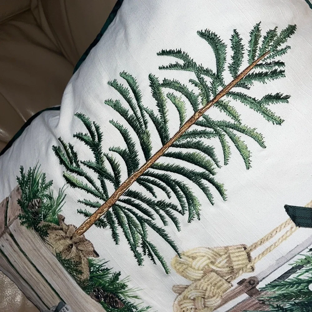 Shabby Chic Winter Pillow